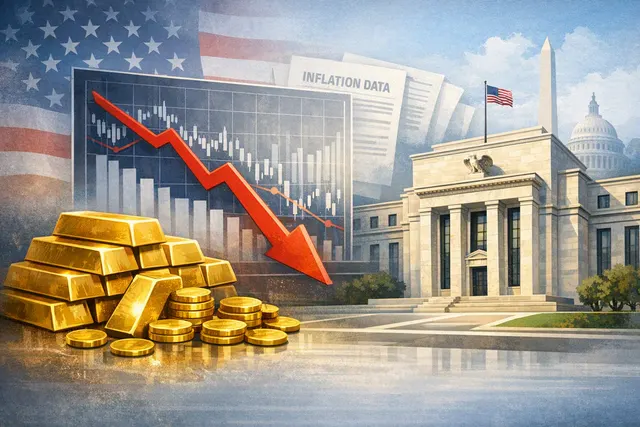 What caused gold prices to slip on Friday amid profit taking following mild U.S. inflation data, how did that data affect Federal Reserve ra