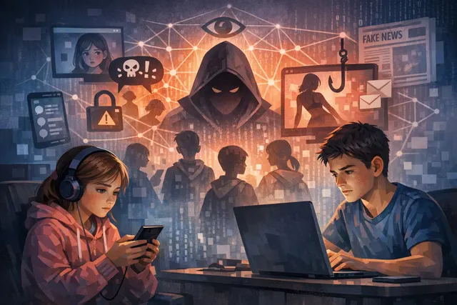 United Nations Issue Brief 3 warning about online threats to children from AI and platform business models