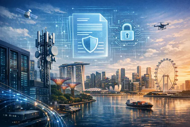 Illustration of Singapore’s proposed Digital Infrastructure Bill regulating data centres and cloud infrastructure