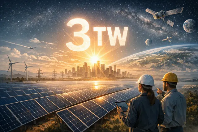 Solar panels at sunset with power lines in the background, illustrating the tension between solar capacity and grid integration