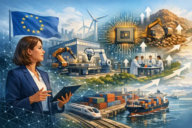 How does Christina Rebel, CEO of CAD ROOMS, argue that Europe's push for industrial sovereignty through the EU Industrial Accelerator Act (I