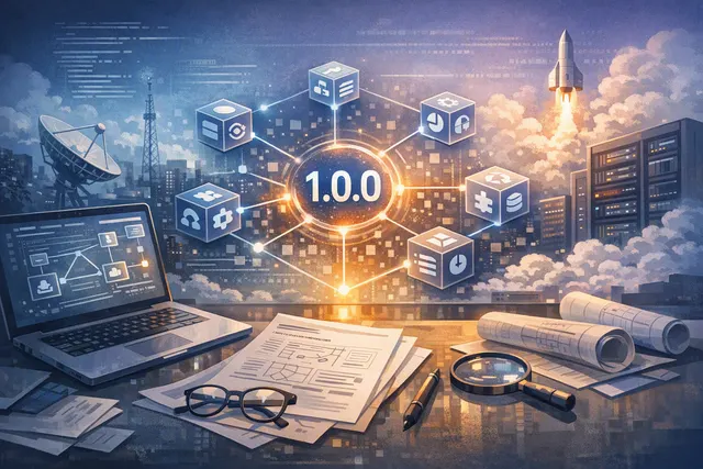 Illustration representing Agent Plugins, an open packaging standard for AI agent skills and MCP servers supported by OpenAI, Amazon, Microsoft, Cursor, and Vercel