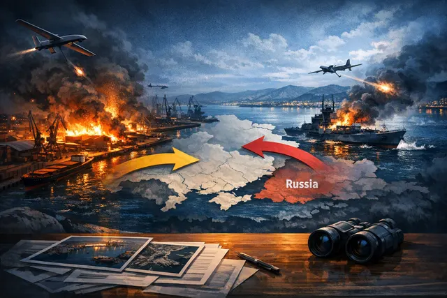 What happened during Russia's August 13, 2026 strike on Ukraine's Izmail port, how did it relate to Ukraine's prior attack on Novorossiysk,
