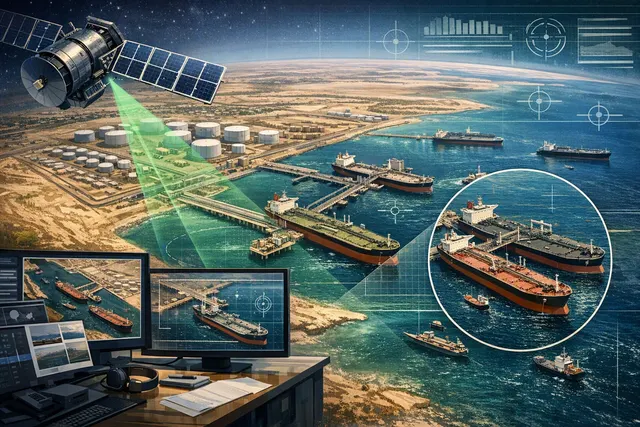 What does satellite imagery reveal about renewed supertanker activity at Saudi Arabia's Ju'aymah terminal in the Persian Gulf, how does this