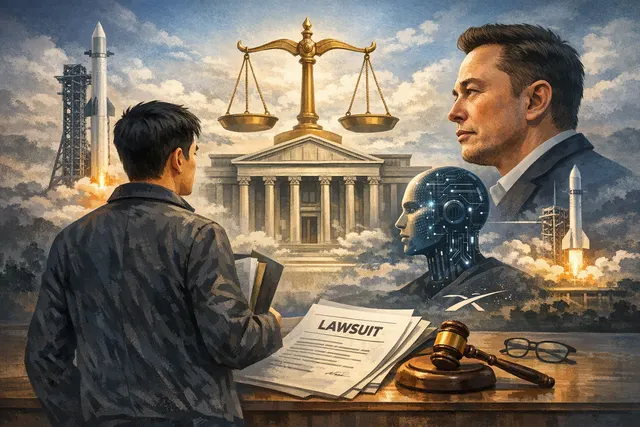 What details are revealed in the June 2026 lawsuit filed by former xAI engineer Devin Kim against Elon Musk's xAI and SpaceX, regarding his