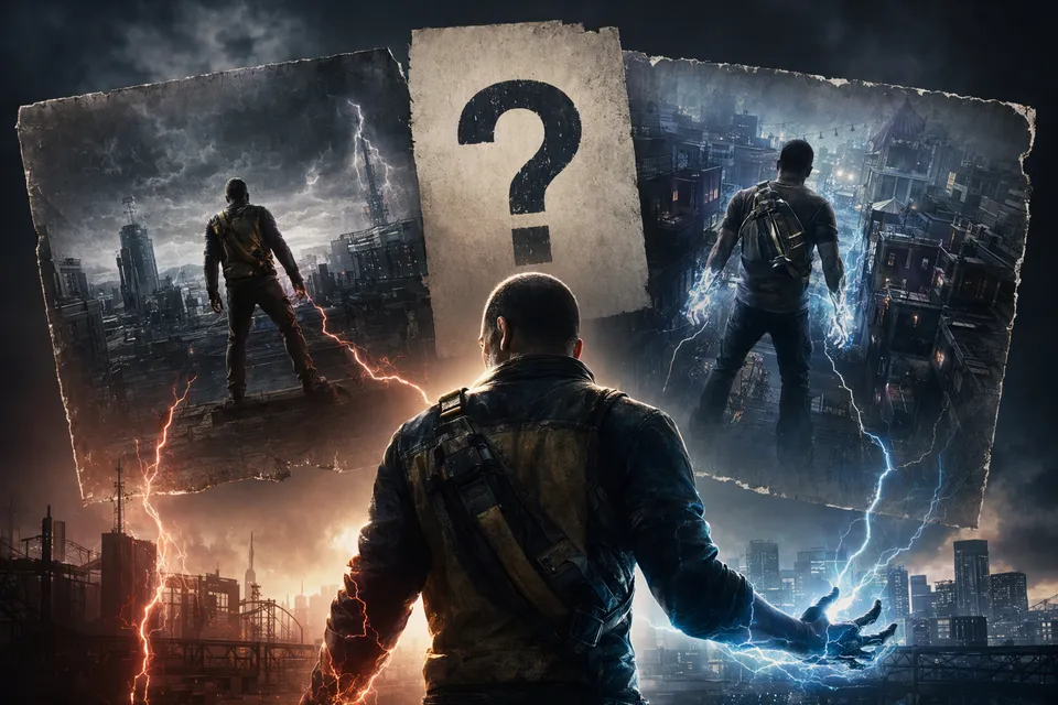 Concept image representing rumors of an inFamous remake collection returning to PlayStation