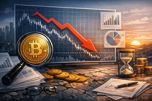 Bitcoin price chart with cyclical bottom markers and VanEck's GEO framework indicators overlaid