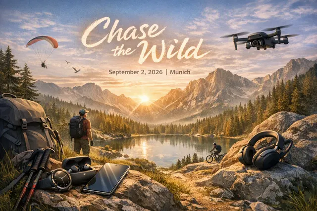 Illustration of Huawei Watch GT 7 smartwatches and outdoor fitness technology ahead of the September 2 Munich launch