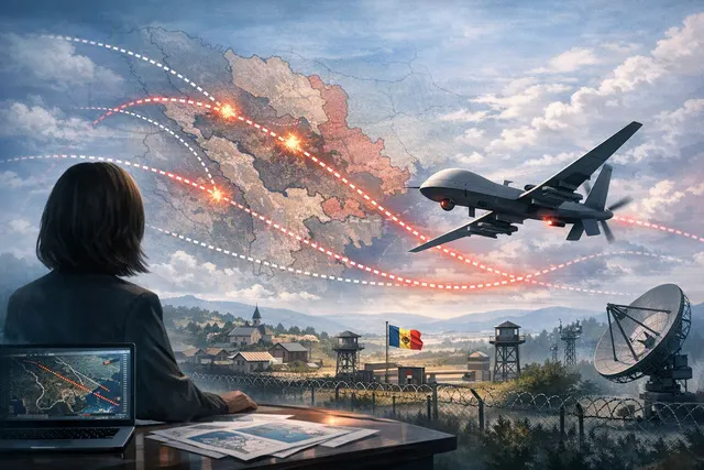 What did Moldovan President Maia Sandu say about Russia deliberately directing some drones into Moldova’s and other regional countries’ airs