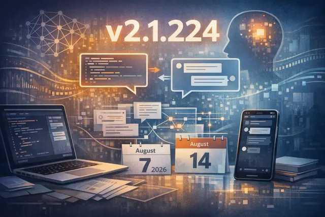 Claude Code v2.1.224 release overview showing cross-session messaging between AI sessions on multiple devices