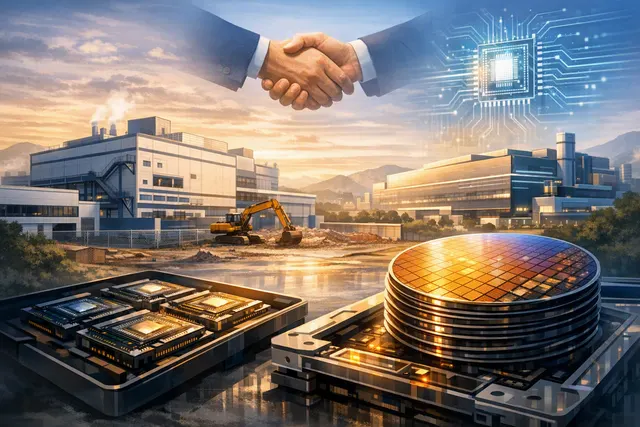 TSMC semiconductor wafer processing facility representation