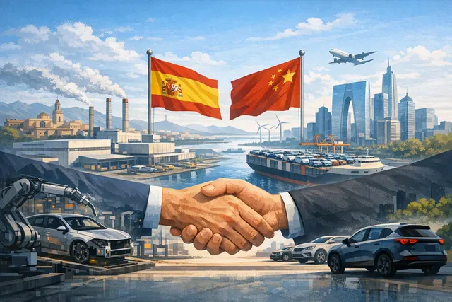 Ford and Geely joint venture at the Almussafes vehicle plant near Valencia, Spain