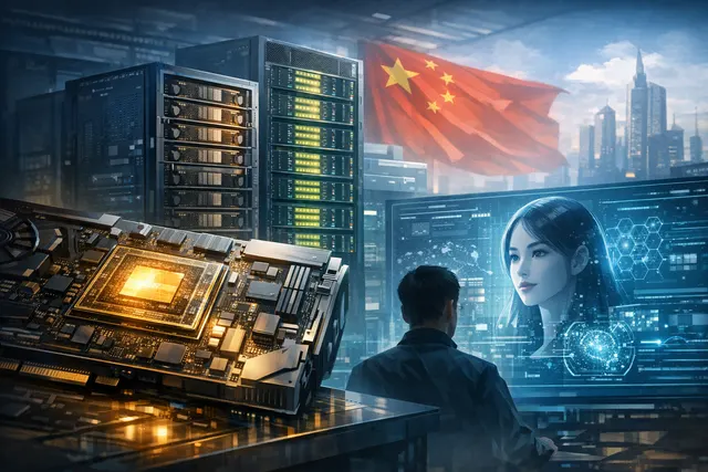 AI-generated visual representing Moonshot AI's Kimi K4 model development and Nvidia Blackwell GPU procurement