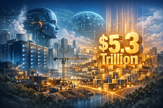 What is Goldman Sachs' revised forecast for hyperscaler AI capital expenditure from 2025 through 2030, including the new $5.3 trillion estim