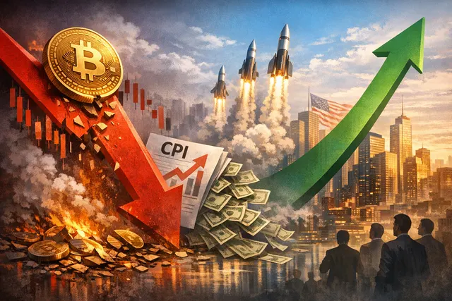 Bitcoin price chart showing a sharp decline with technical indicators highlighting the critical $60,000 support level amid bearish market conditions in mid-June 2026
