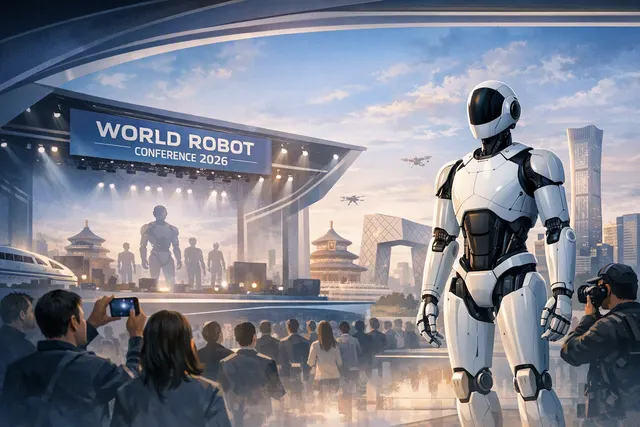 Humanoid robot representing Xiaomi’s planned public debut at the 2026 World Robot Conference in Beijing