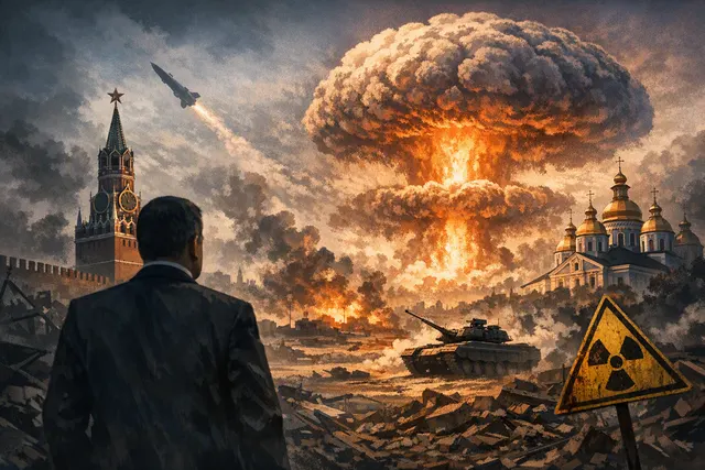 Turkish Foreign Minister Hakan Fidan speaking at a press conference, against a backdrop of maps and maritime imagery illustrating the Black Sea conflict and nuclear tensions.