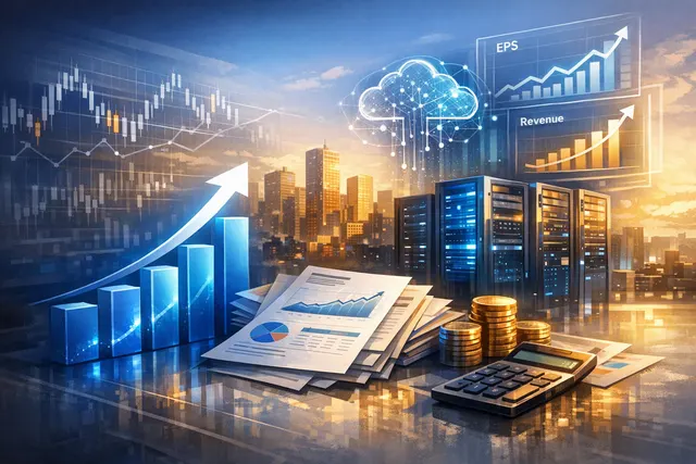 Microsoft Q4 FY2025 earnings report showing $76.4B revenue, Azure 39% growth, and $3.65 EPS with AI infrastructure spending backdrop