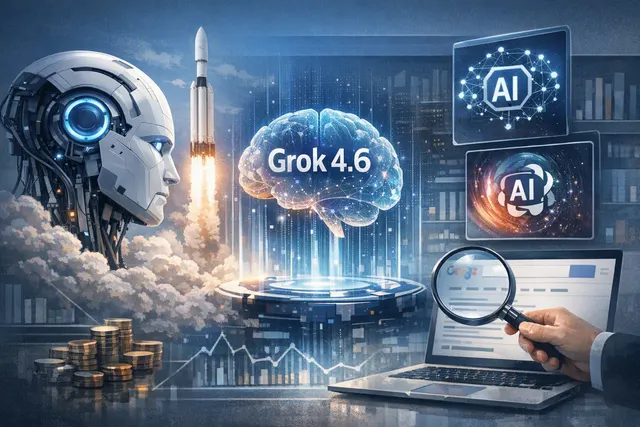 An abstract digital visualization of AI model comparisons and pricing charts, representing Grok 4.6, GPT-5.6 Sol, and Claude models.