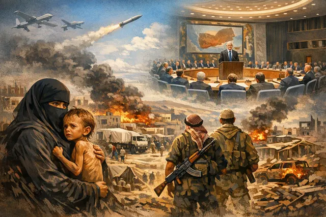 As of August 2026, what are the main reasons the UN special envoy for Yemen warned the Security Council that the country could return to ful