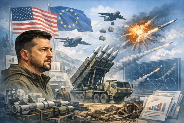 What did Ukrainian President Zelenskyy disclose in early August 2026 about allied air defense missile deliveries, how did the failed interce