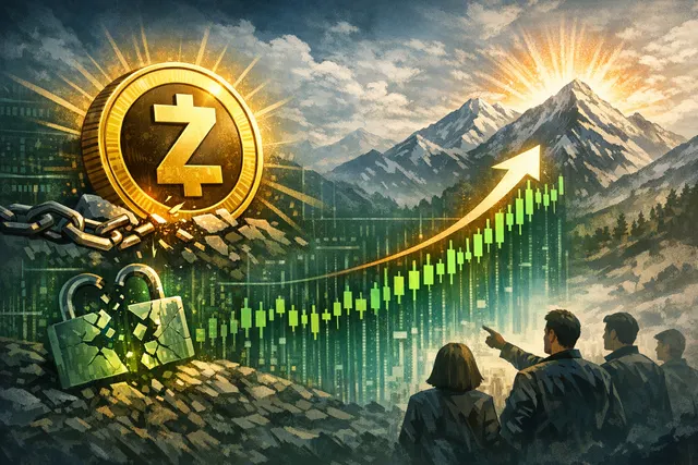 Digital illustration showing the Zcash logo emerging from a cracked digital circuit, symbolizing the Orchard vulnerability recovery.