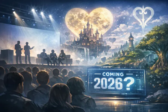 Kingdom Hearts IV D23 2026 announcement artwork featuring Sora in the Coco-inspired Land of the Dead