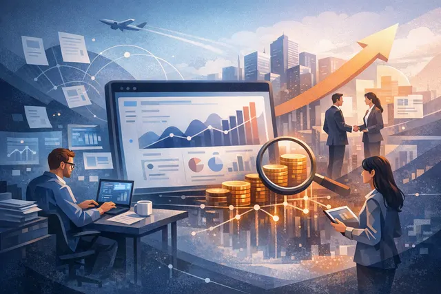 AI-generated concept image of a digital control panel monitoring Microsoft 365 security and AI governance across multiple client environments