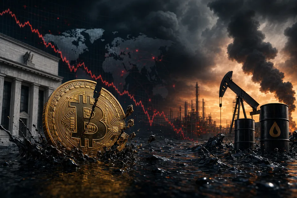Bitcoin price falling below $79,000 amid oil price surge, inflation fears, and Federal Reserve policy shifts