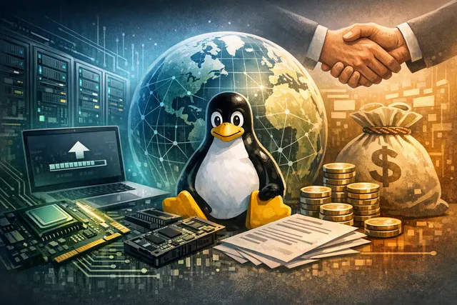 NVIDIA logo with Linux Vendor Firmware Service branding representing the new premier sponsorship