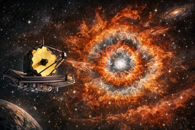 What did NASA’s James Webb Space Telescope reveal in its August 17, 2026 observations of NGC 2392, the Lion Nebula, using NIRCam and MIRI, i