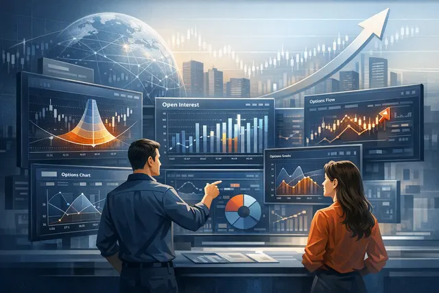 Bybit Options analytics dashboard showing BVOL volatility index, gamma exposure, and Max Pain visualization for cryptocurrency options trading