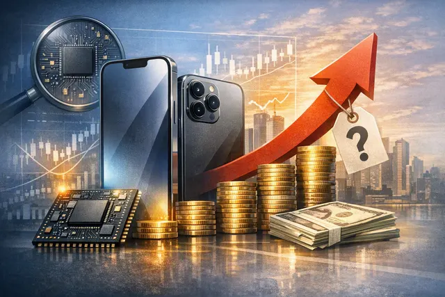 Tim Cook Apple iPhone 17 price increase memory chip shortage AI data centers