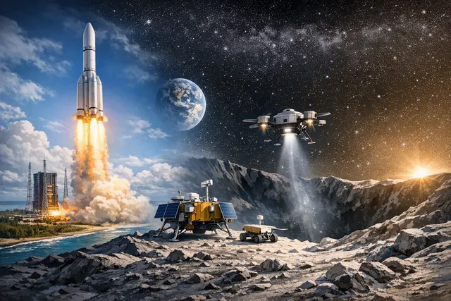 What is China’s Chang’e 7 lunar mission, scheduled to launch aboard a Long March 5 rocket from the Wenchang Space Launch Site on August 24,