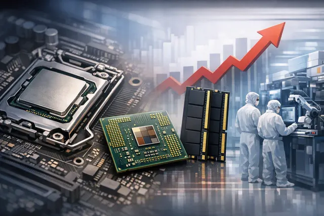 Intel Raptor Lake processor on an LGA 1700 motherboard with DDR4 and DDR5 memory modules