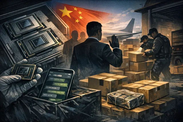 What did Nvidia’s Latin America head deny regarding chip smuggling into China, what context prompted that denial, and what suspicious purcha