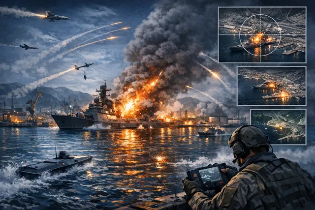 What were the key details, impacts, and strategic significance of Ukraine's large scale strike on Russia's Novorossiysk naval base, includin