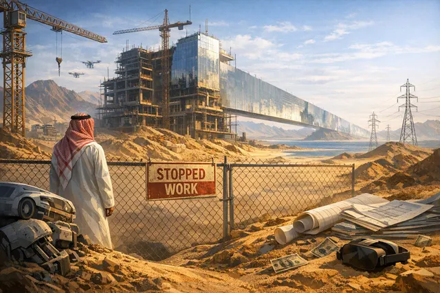 What does the Wall Street Journal investigation reveal about Saudi Arabia’s Neom megacity after more than $50 billion was spent on Crown Pri