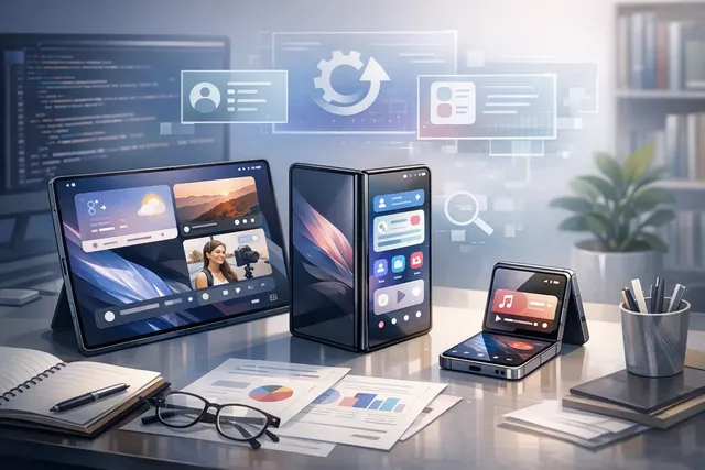 Samsung Galaxy Z Fold 8 and Z Fold 8 Ultra foldable smartphones running One UI 9