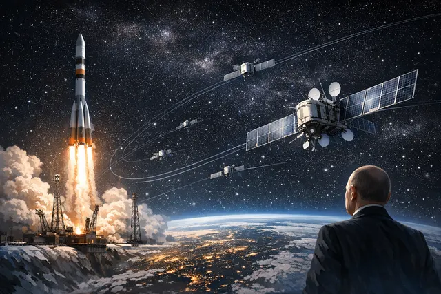 What are the key developments surrounding Russia's Rassvet satellite constellation, including Putin's call to scale it up from its current 1