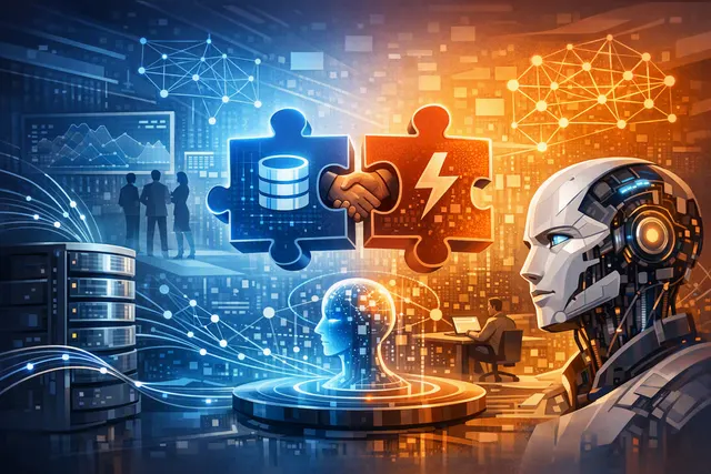 Databricks and ElectricSQL logos representing the acquisition of PGlite for AI agent sandboxes