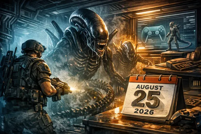 Aliens: Fireteam Elite 2 co-op squad of four Colonial Marines facing Xenomorphs
