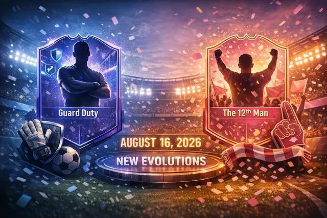 EA FC 26 Ultimate Team players comparing the Guard Duty and The 12th Man Evolutions