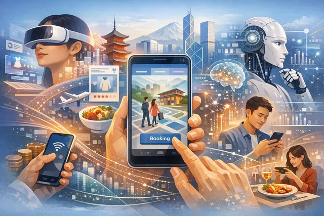 Digital interface connecting tourism, culture, dining and immersive consumer experiences in China