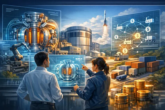 What recent developments has Kyoto Fusioneering announced regarding its fusion power plant supply chain role, including its $121 million in
