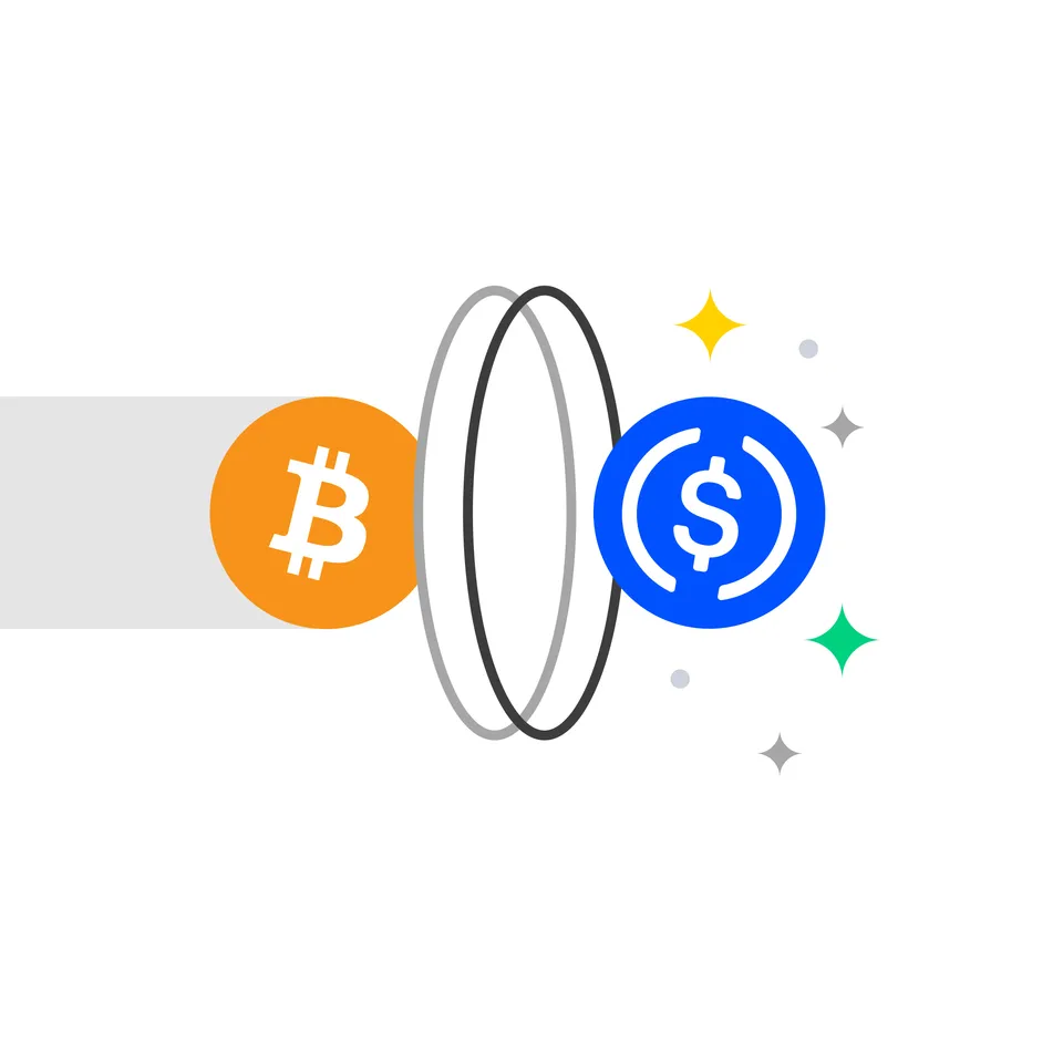 Coinbase crypto-backed loan interface showing USDC borrowing against crypto collateral through Morpho on Base
