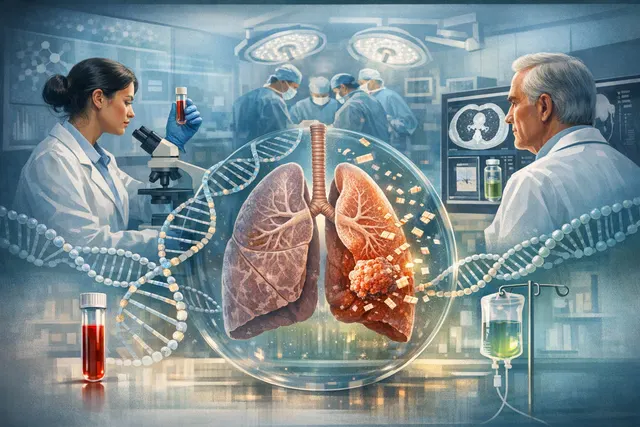 ctDNA clearance biomarker for perioperative nivolumab in resectable NSCLC