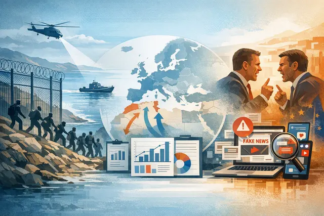 What does Frontex's preliminary data show about irregular border crossings into the EU in the first seven months of 2026, including the over