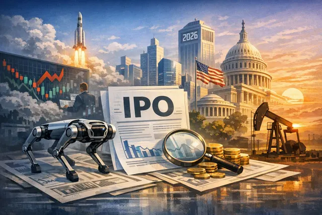 An abstract background representing financial markets, with gold bars and upward-trending stock charts.