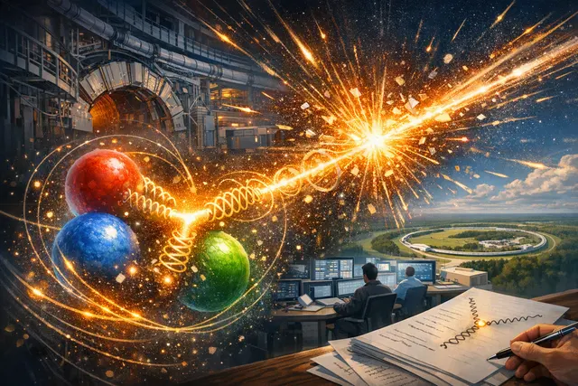 What did the STAR Collaboration at RHIC discover about how gluons contribute to the proton's baryon number, and how does this finding relate
